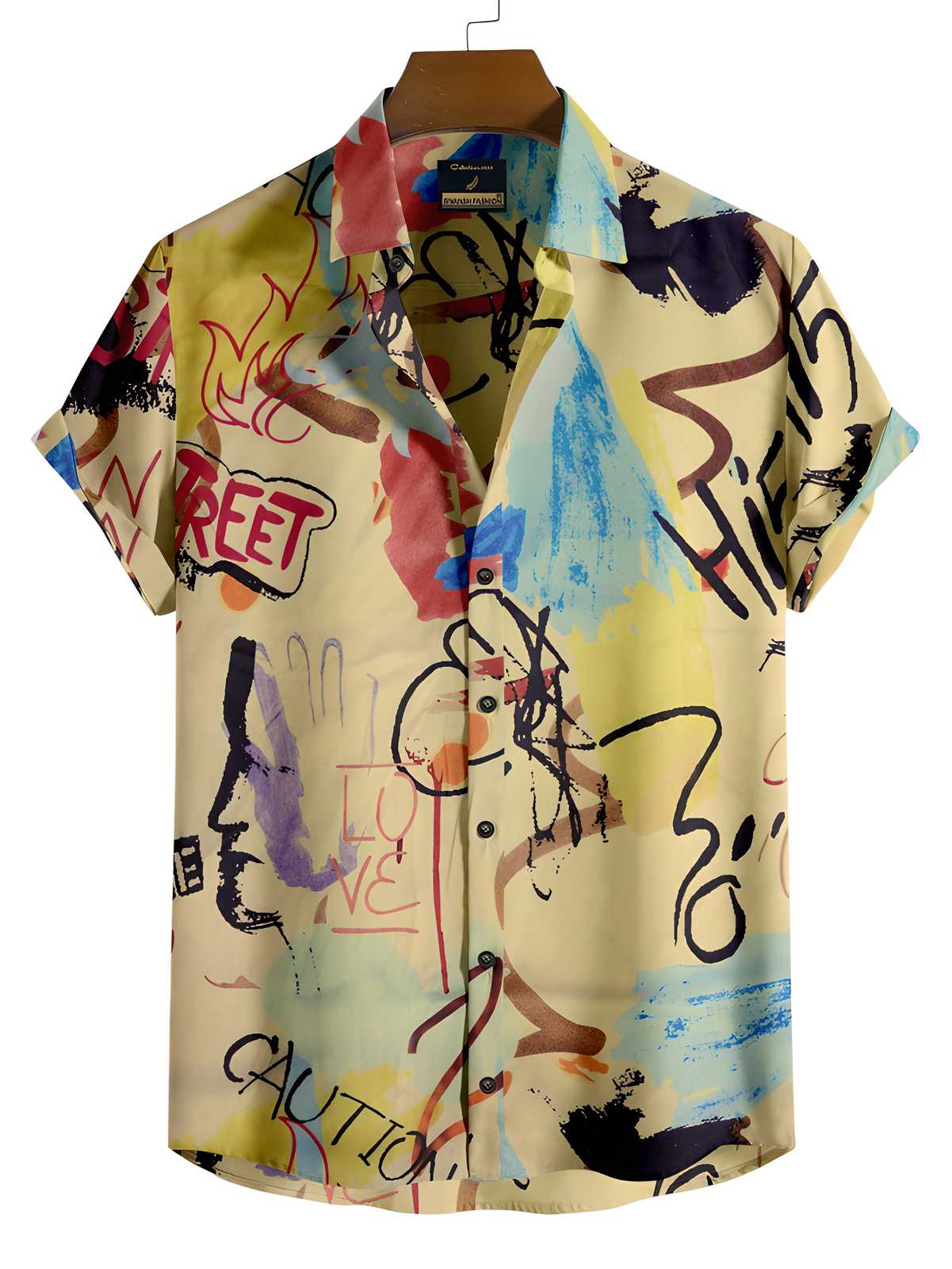 Rayon Printed Half Sleeves Mens Casual Shirt